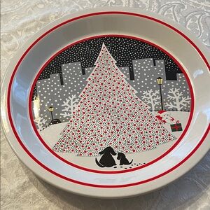 Epoch Noritake "Twas The Night Before Christmas" pattern #8100 dinner plate EUC